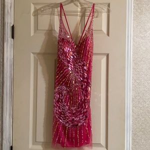 Hot pink homecoming dress!! Only worn once for a couple hours!!